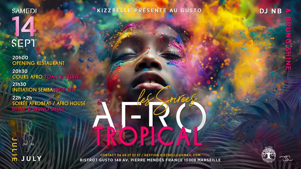 Soirée Afro Tropical – 14/09/2024