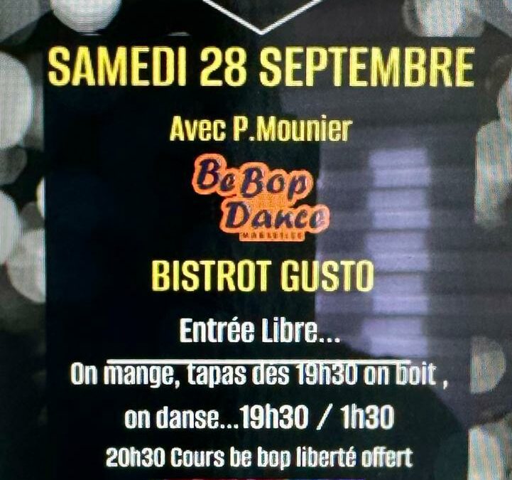 Soirée Be Bop – 28/09/2024