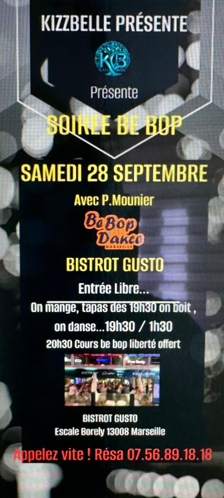 28/09/2024 - Soirée Be Bop au Bistrot Gusto